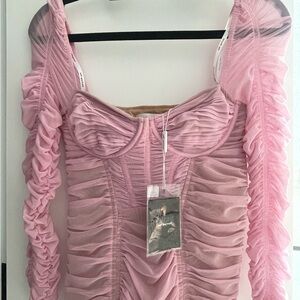 Self portrait pink dress